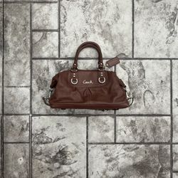 Coach Brown Leather Ashley Madison Sabrina Satchel