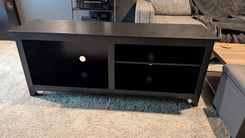 Sturdy Black TV Stand