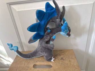 POKEMON 2025 MEGA CHARIZARD X SAN-EI ALL STAR COLLECTION PLUSH TOY Pokemon 2025 San-Ei All Star Collection Mega Charizard X plush toy. It was only ava