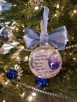 Personalized Memorial Christmas Ornament