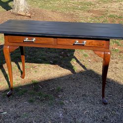 Refurbished Queen Anne Console Table 