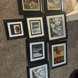 Antique frame set of eight