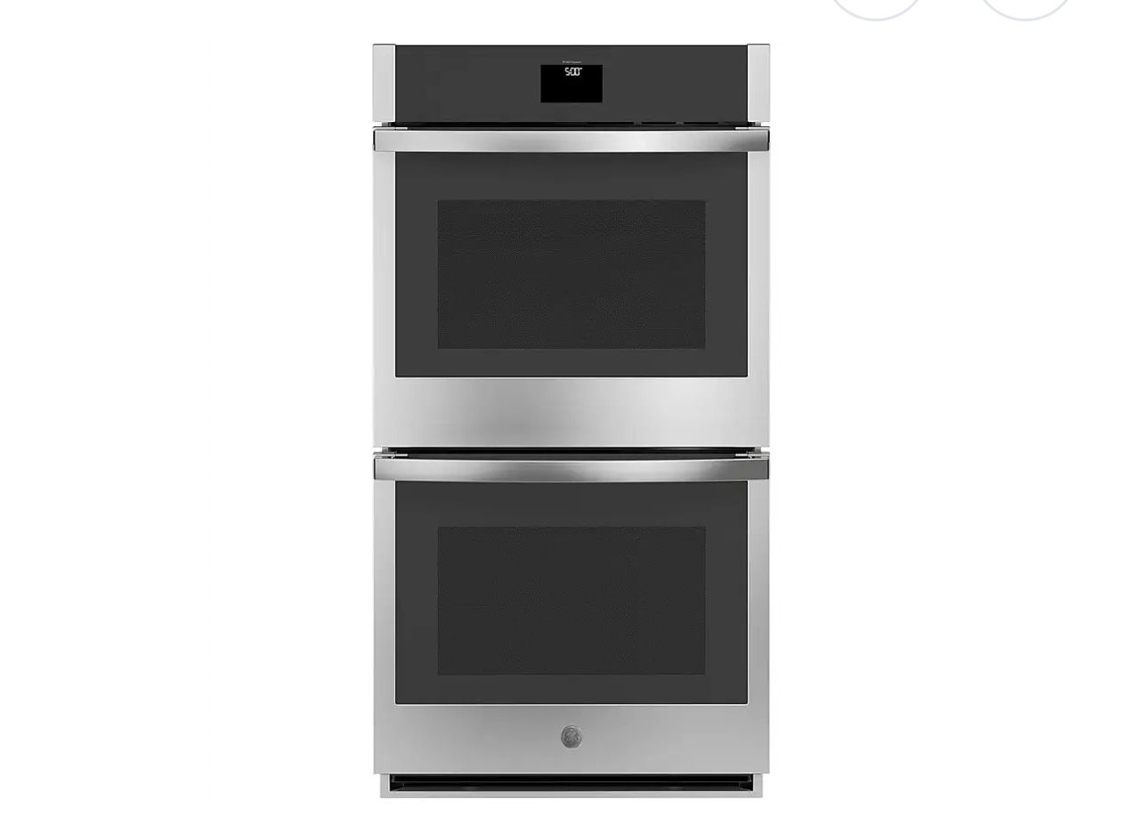 GE GE - 27" Built-In Electric Convection Double Wall Oven with No Preheat Air Fry - Stainless Steel