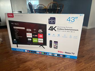 Tcl Roku TV 43inch