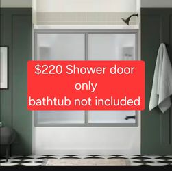 Sliding Bathtub Shower Door