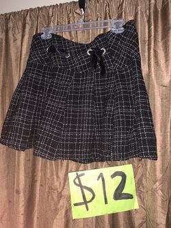 School girl skirt Halloween costume size large / Extra large