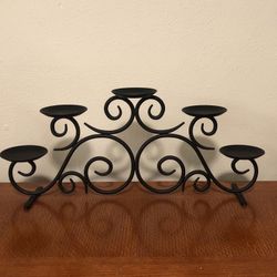 PartyLite 5 Pillar Wrought Iron Candle Holder.