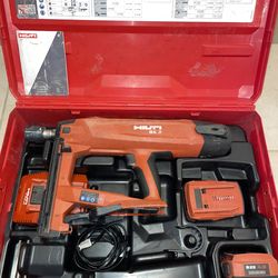 Hilti BX 3-ME Fastening Tool – Lightly Used, Complete Kit (2 Batteries, Charger, Case & More)