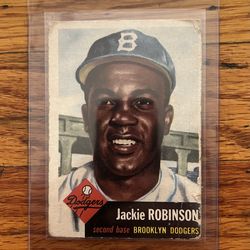 1953 Topps #1 Jackie Robinson Card