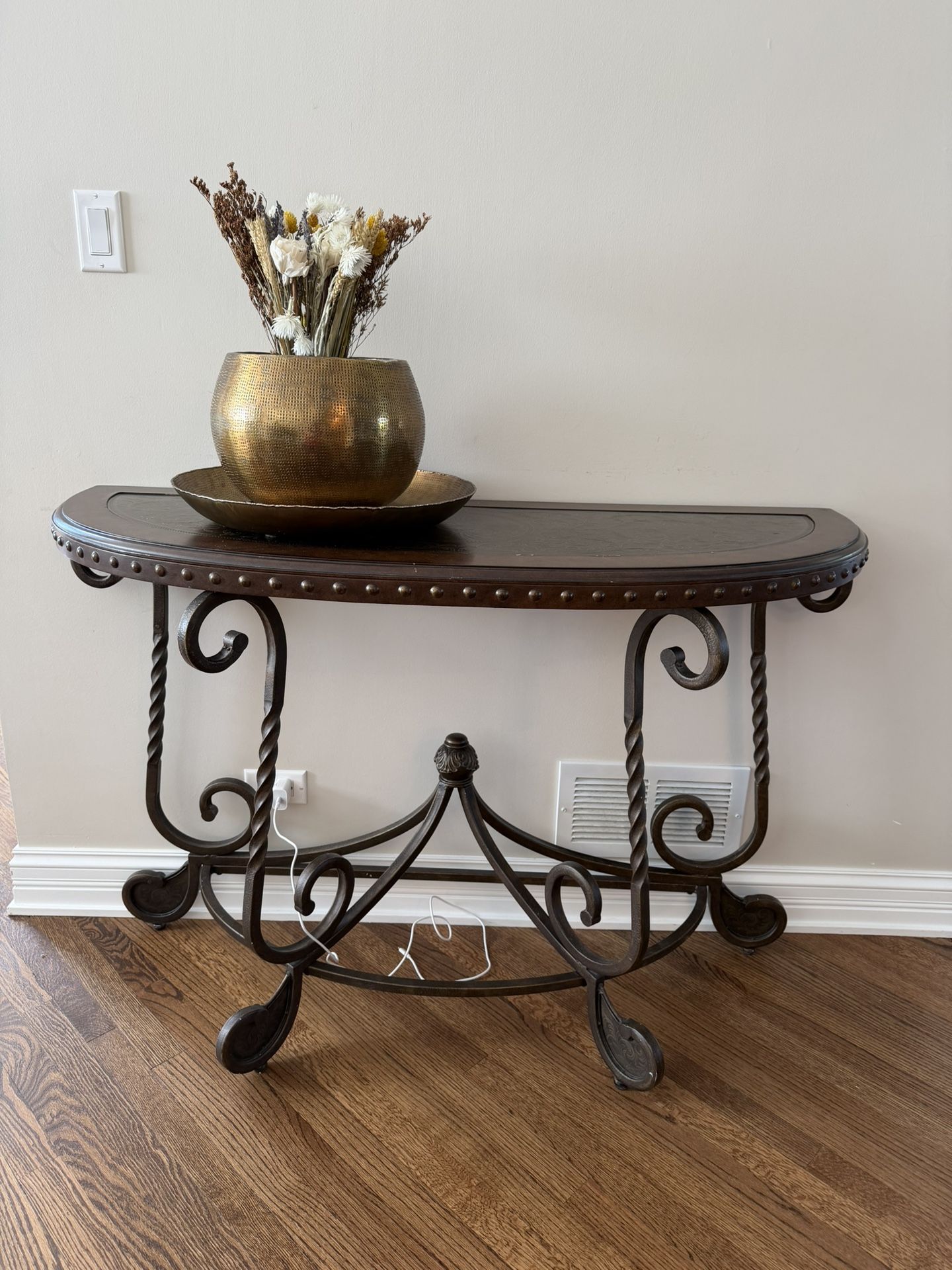 Console Table, two Side Tables And A Beautiful Mirror