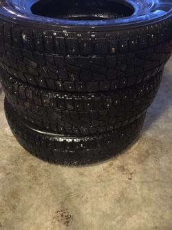 Snow tires and studs