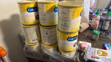 Yellow can enfamil!