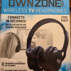Sharper Image Wireless TV Headphones