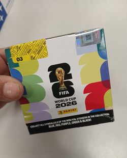 World Cup FIFA box stickers sealed box