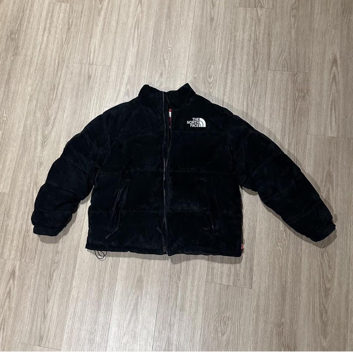 Supreme The North Face Suede Nuptse Jacket Black L