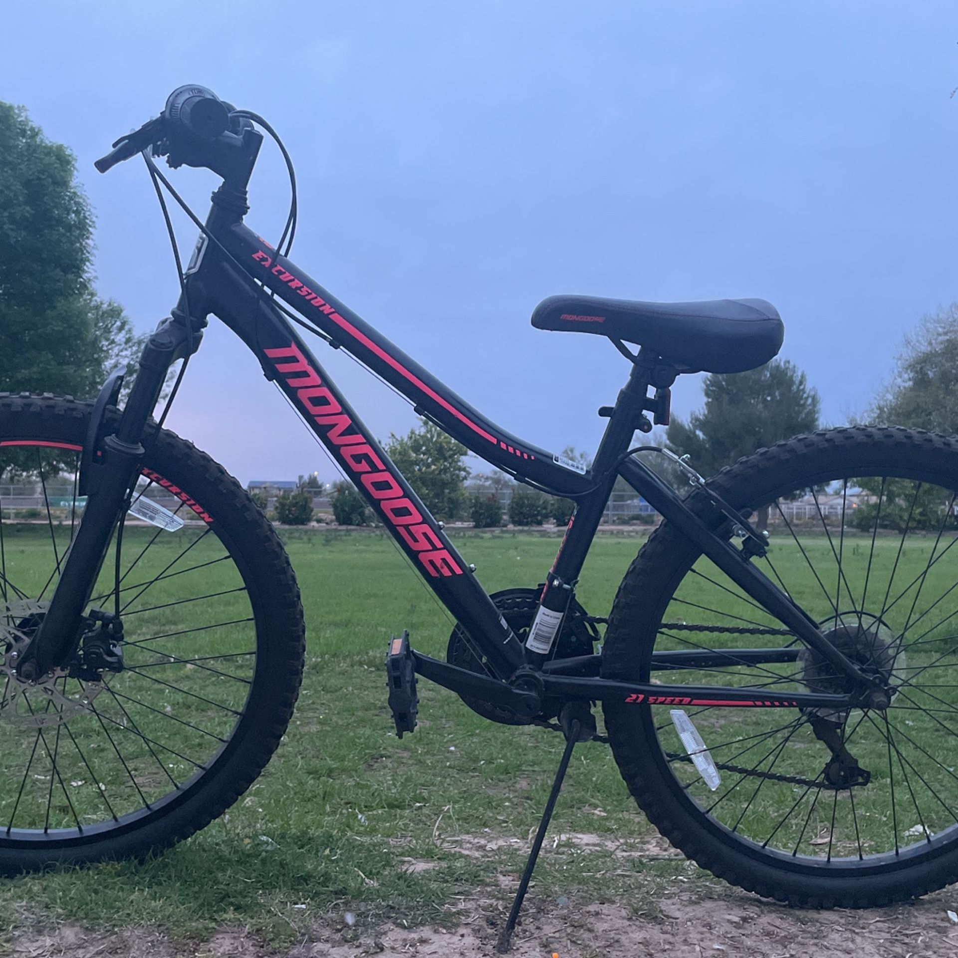 Black And Pink Mongoose Bike