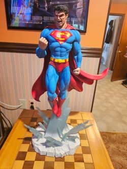 WILL TRADE - Madx custom superman statue NOT sideshow xm prime 1
