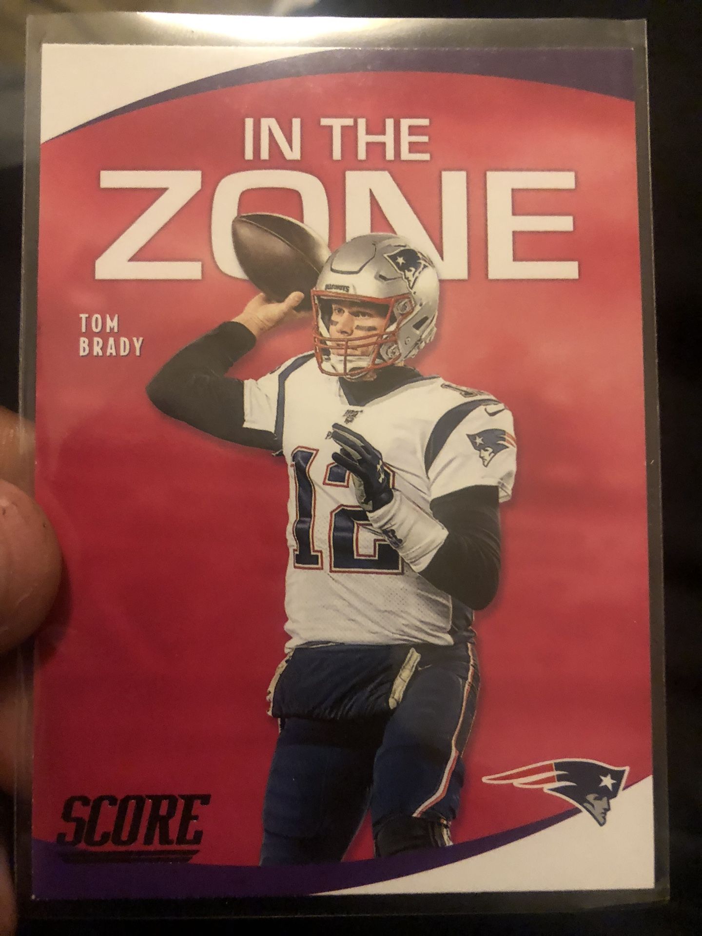 Tom Brady In The Zone Card (Make An Offer)