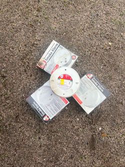 Micro Profile Battery Powered Smoke Alarms – Lot of 3
