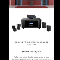 Kraiger A-S2200 COMPLETE 6-PIECE SURROUND SYSTEM  