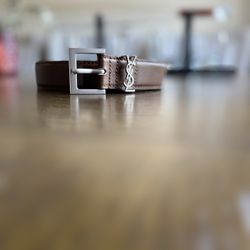 YSL Designer Women’s Leather Belt.