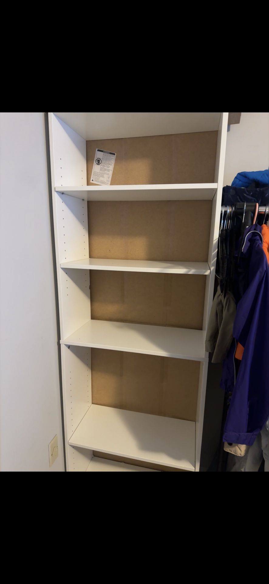 White Bookshelves