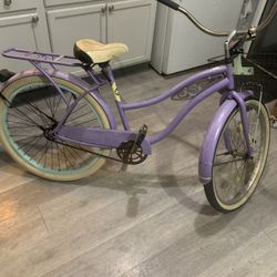 Purple Beach Cruiser