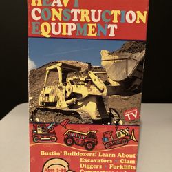All About Heavy Construction Equipment (VHS, 2002)