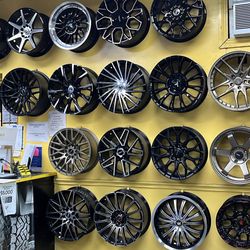 COMPACT CAR WHEELS AND TIRES $40 DOWN 