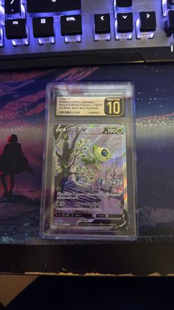Celebi V Japanese Sword & Shield Promos - Jet Black Spirit Box Prichase CGC Pristine