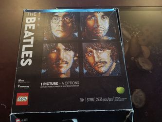 The beatles lego mosaic set