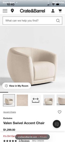 Valen swivel accent chair