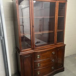 Antique mahogany China Cabinet 