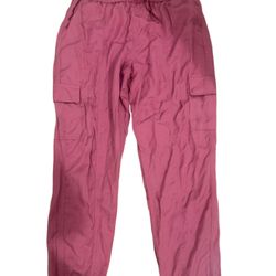 Miami for Francesca’s Size Medium Pink Mauve Melisa Soft Jogger Cargo Pants NWOT