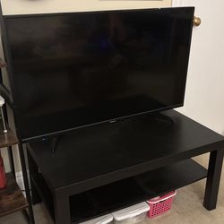 43inch 4K TV and TV stand
