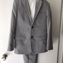 Calvin Klein Suit: Jacket, Pants And Shirt Size 16 Regular