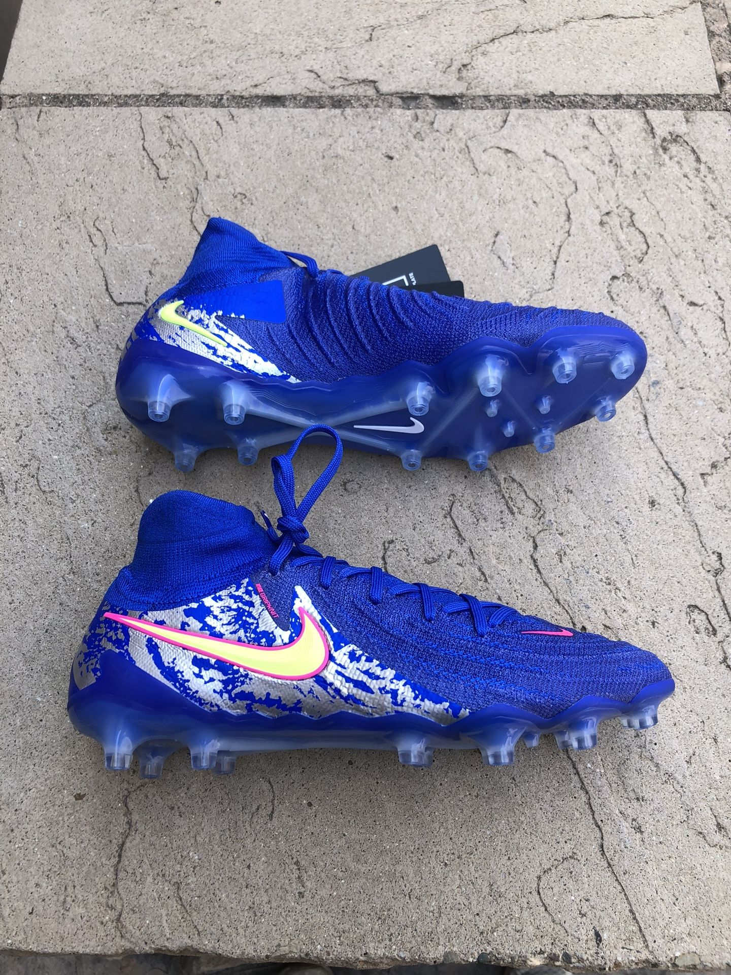 New Nike Phantom Luna Elite AG Pro Soccer Cleats Blue