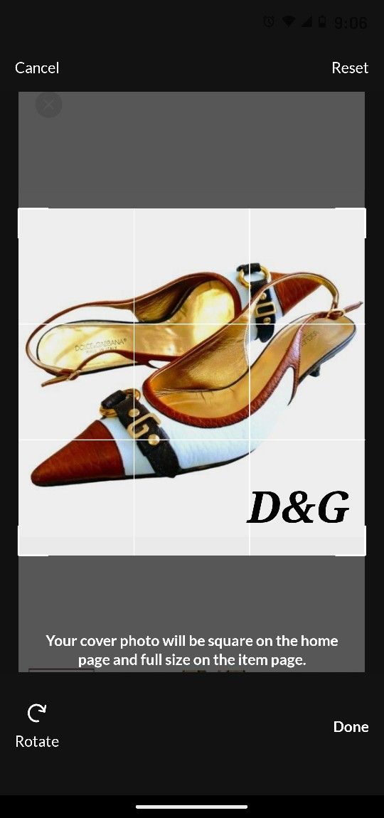 💯Authentic Dolce & Gabbana Slingback Women's Heel.