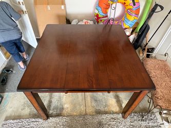 Furniture of America 9-Pc Counter Height Dining Set - Dark Cherry (Great Condition)