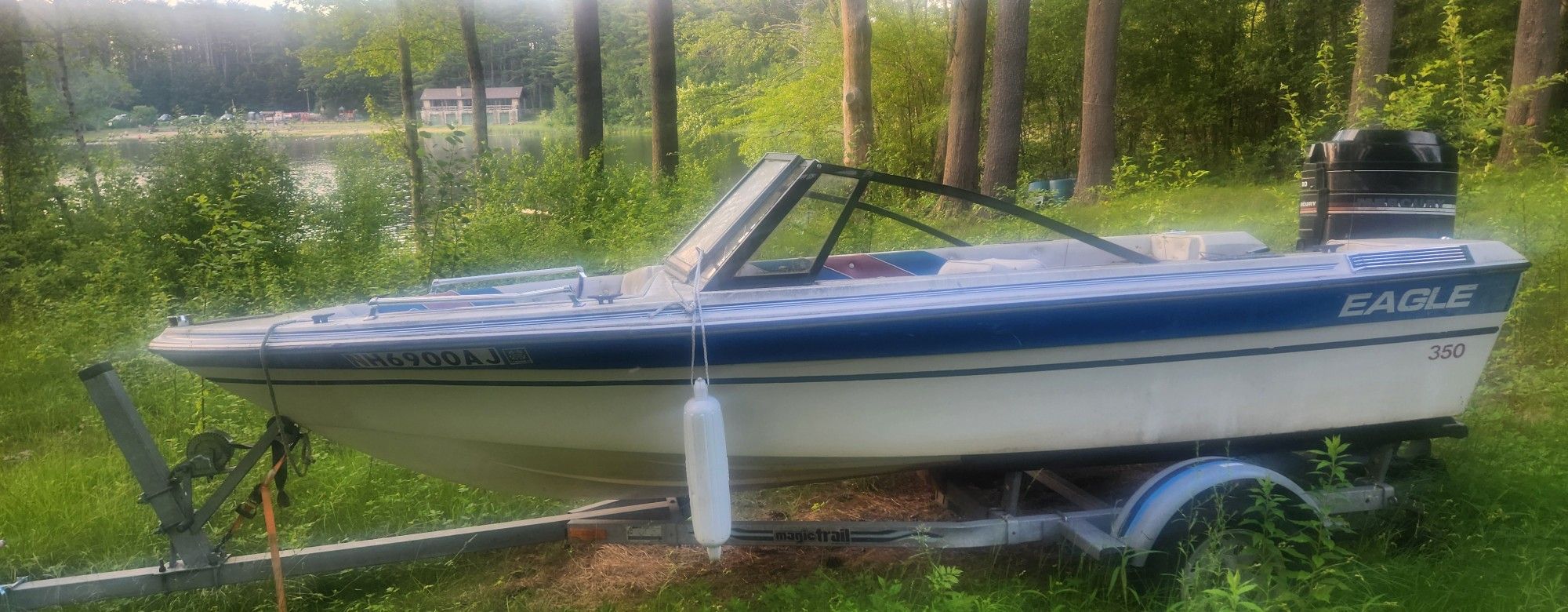 Eagle 350 Boat and Trailer $400/obo