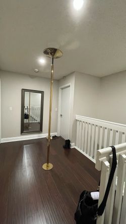 Gold pole dancing pole