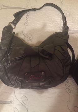 Guess purse silver