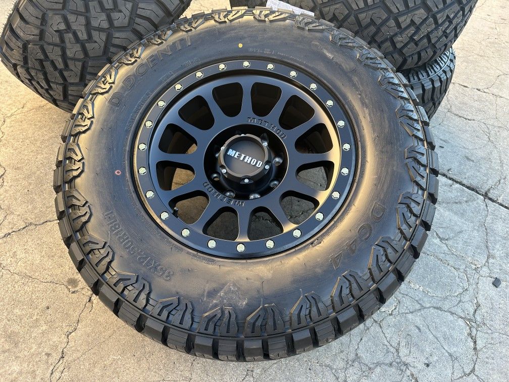 18" METHOD MR305 HD Ford F250 F350 Wheels Off-Road Tires Rims 8x170 F 250