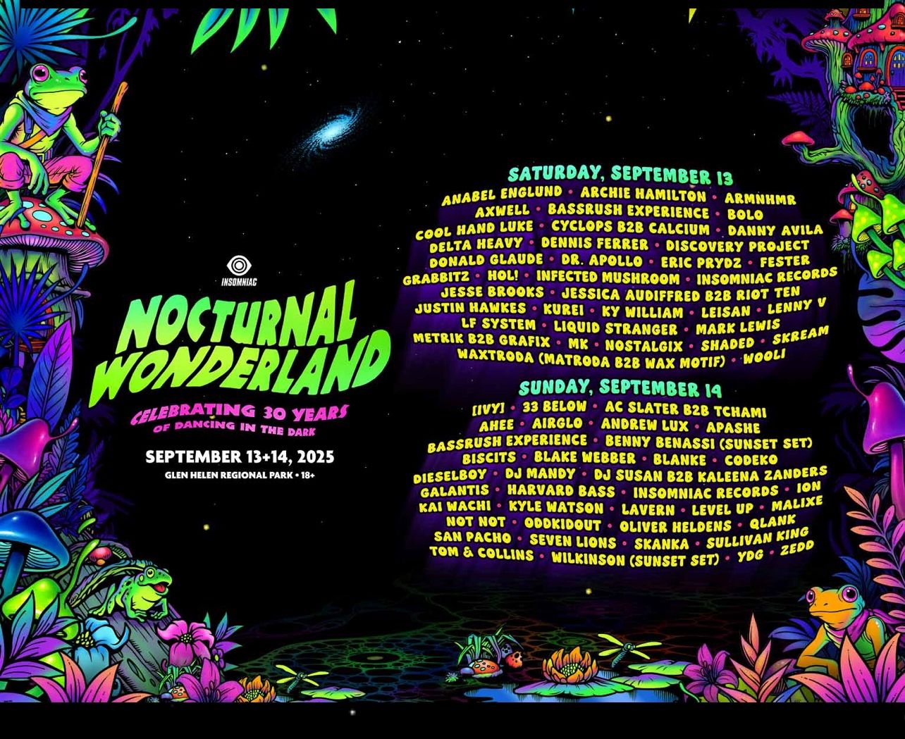Nocturnal GA Ticket 2 Day