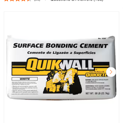 Quikcrete surface bonding cement White 50 pound bag
