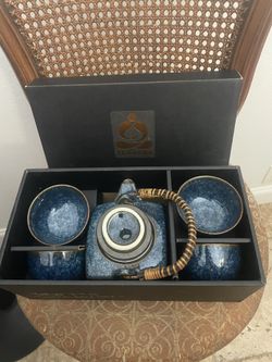 Teavana Tokai Denim Tea Set $25.00