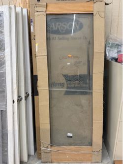 32x80 Decorative Laundry Glass Interior Door - BRAND NEW