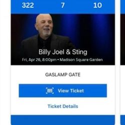 Billy Joel Ticket