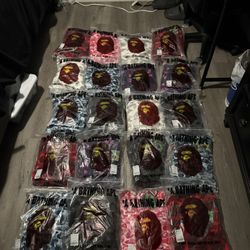 Bape Hoodies (check Images For Sizes And Colors Available)
