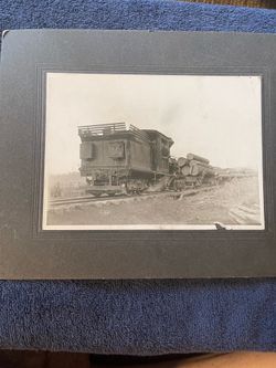 Antique Logging Railroad Photograph c. 1900–1930 – Lumber Industry Photo